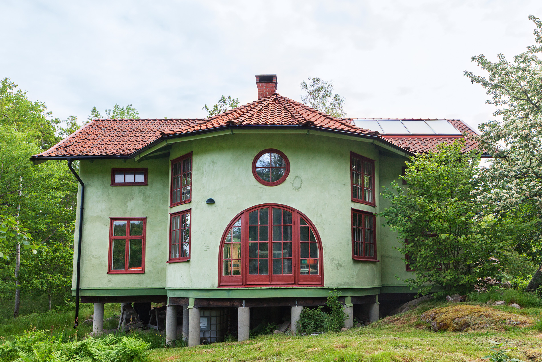 Zelena kuća od slame u Švedskoj